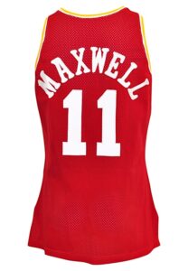 1994-95 Vernon Maxwell Houston Rockets Game-Used Road Jersey