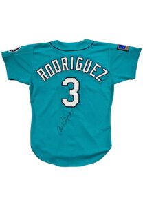 1994 Alex Rodriguez Seattle Mariners True Rookie Game-Used & Signed Alternate Jersey