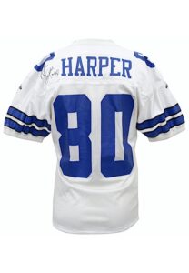 1994 Alvin Harper Dallas Cowboys Game-Used & Autographed Jersey