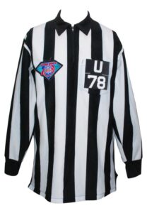 1994 Art Demmas NFL Referee Game-Used Cold Weather Jersey, Caps & Socks