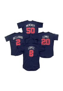 1994 Atlanta Braves Game-Used Jerseys – Mercker, Belliard, Lemke & Lopez