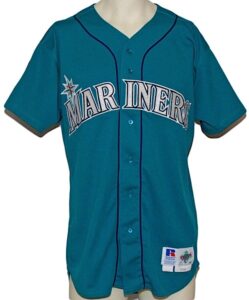 1994 Dale Sveum Seattle Mariners Game-Used Teal Alternate Jersey