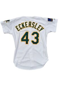 1994 Dennis Eckersley Oakland A’s Game-Used Home Jersey