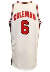 1994 Derrick Coleman USA Basketball “World Championship Of Basketball” Game-Used White Jersey