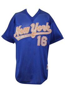 1994 Doc Gooden New York Mets Player-Worn & Autographed Batting Practice Jersey