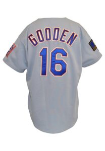 1994 Dwight “Doc” Gooden New York Mets Game-Used Road Jersey