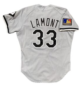 1994 Gene Lamont Chicago White Sox Manager Worn & Autographed Road Jersey