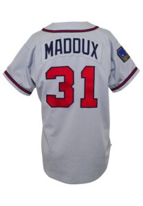 1994 Greg Maddux Atlanta Braves Game-Used Road Jersey