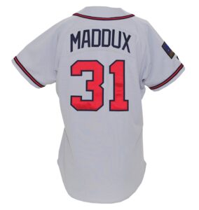 1994 Greg Maddux Atlanta Braves Game-Used Road Jersey