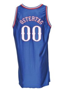 1994 Greg Ostertag University of Kansas Jayhawks Game-Used Road Jersey