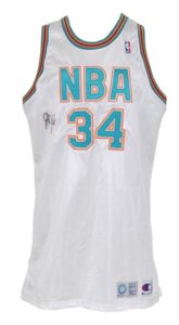 1994 J.R. Rider NBA All-Star Rookie Game-Used & Autographed Uniform