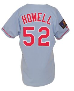 1994 Jay Howell Texas Rangers Game-Used Road Jersey