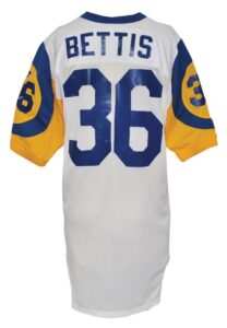 1994 Jerome Bettis Los Angeles Rams Game-Used Road Jersey