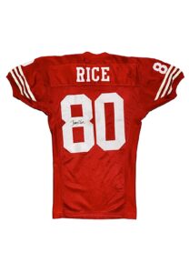 1994 Jerry Rice SF 49ers Game-Used & Signed Jersey