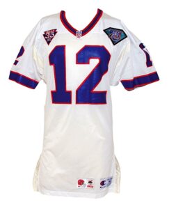 1994 Jim Kelly Buffalo Bills Game-Used Road Jersey