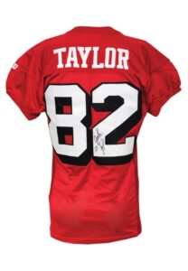 1994 John Taylor San Francisco 49ers Game-Used & Autographed Throwback Jersey