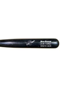 1994 Julio Franco Chicago White Sox Game Ready & Autographed Bat