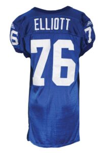 1994 “Jumbo” Elliott New York Giants Game-Used Home Jersey