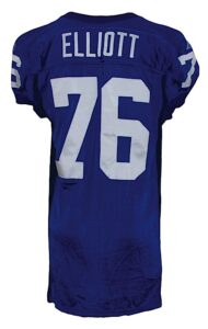 1994 Jumbo Elliott NY Giants Game-Used Home Jersey