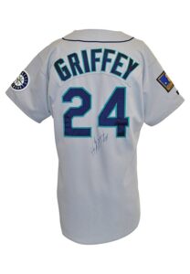 1994 Ken Griffey Jr. Seattle Mariners Game-Used & Autographed Road Jersey