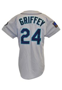 1994 Ken Griffey Jr. Seattle Mariners Game-Used & Autographed Road Jersey