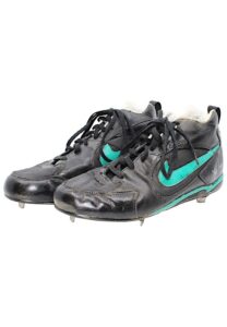 1994 Ken Griffey Jr. Seattle Mariners Game-Used & Dual Autographed Cleats Attributed To Career HR #137