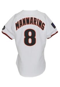 1994 Kirt Manwaring SF Giants Game-Used Home Jersey