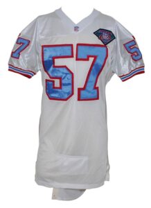 1994 Lamar Lathon Houston Oilers Game-Used Road Jersey