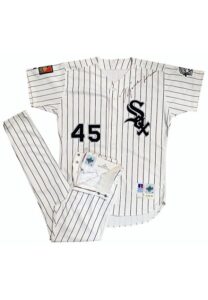 1994 Michael Jordan Chicago White Sox Autographed Team-Issued & Photo Shoot Worn Home Uniform