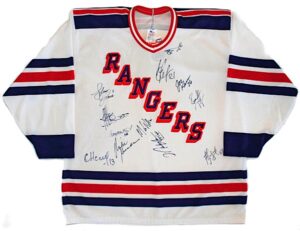 1994 NY Rangers Stanley Cup Champion Team Autographed Jersey