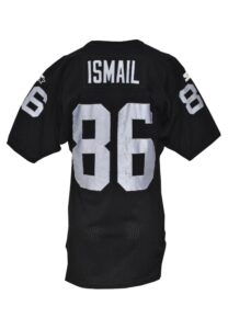 1994 Rocket Ismail Oakland Raiders Game-Used & Autographed Home Jersey