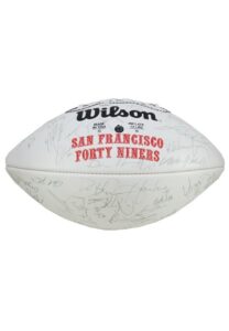 1994 San Francisco 49ers Team Signed Football