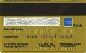 1994 Shaquille O’Neal Personal American Express Gold Card