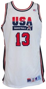 1994 Shaquille O’Neal World Championship of Basketball Game-Used & Autographed Home Jersey