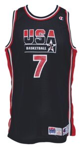 1994 Shawn Kemp USA Tournament of Americas Game-Used Road Jersey 