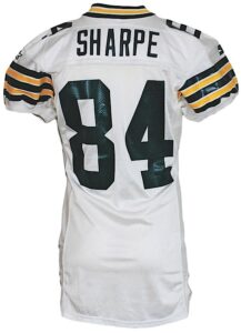 1994 Sterling Sharpe Green Bay Packers Game-Used Road Jersey