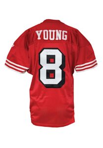 1994 Steve Young San Francisco 49ers Game-Used & Autographed Home Jersey