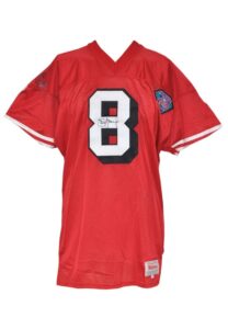 1994 Steve Young San Francisco 49ers Playoff Game-Used & Autographed Home Jersey