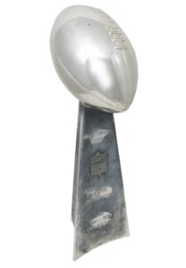 1994 Super Bowl XXVIII Lombardi Players Trophy of Dallas Cowboy Elvis “Toast” Patterson