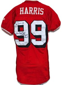 1994 Tim Harris San Francisco 49ers Super Bowl Game-Used & Autographed Jersey