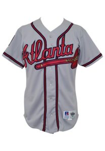 1994 Tom Glavine Atlanta Braves Game-Used Road Jersey