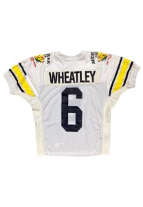 1994 Tyrone Wheatley Michigan Wolverines Game-Issued Hall Of Fame Bowl Jersey