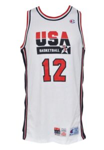 1994 USA Basketball World Championship of Basketball Game-Used Home Jerseys – Reggie Miller, Shaq & Dominique