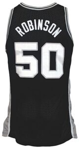 1995-1996 David Robinson San Antonio Spurs Game-Used Road Jersey