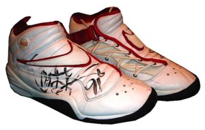 1995-1996 Dennis Rodman Chicago Bulls Game-Used & Autographed Sneakers