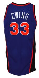 1995-1996 Patrick Ewing New York Knicks Game-Used Road Jersey