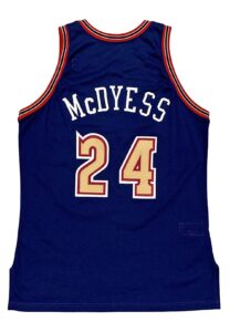 1995-96 Antonio McDyess Denver Nuggets Game-Used Jersey