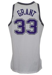 1995-96 Brian Grant Sacramento Kings Game-Used & Autographed Jersey