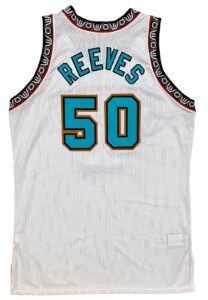 1995-96 Bryant Reeves Vancouver Grizzlies Rookie Game-Used & Signed Jersey