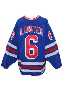 1995-96 Doug Lidster New York Rangers Game-Used Jersey